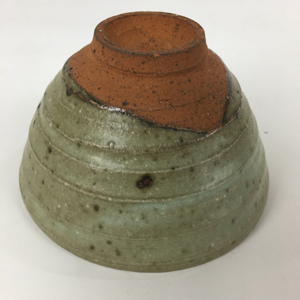 Japanese Ceramic Tea Ceremony Bowl Vtg Chawan Brown Pottery Sado GTB818