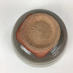 Japanese Ceramic Tea Ceremony Bowl Vtg Chawan Brown Pottery Sado GTB819