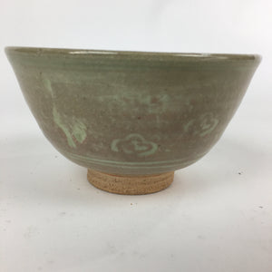 Japanese Ceramic Tea Ceremony Bowl Vtg Chawan Brown Pottery Sado GTB822