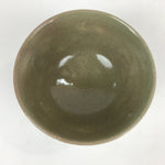 Japanese Ceramic Tea Ceremony Bowl Vtg Chawan Brown Pottery Sado GTB826