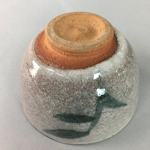 Japanese Ceramic Tea Ceremony Bowl Vtg Pottery Chawan Thick Glass Glaze GTB565