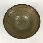 Japanese Ceramic Tea Ceremony Green Tea Bowl Vtg Brown Matcha Chawan GTB843