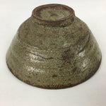 Japanese Ceramic Tea Ceremony Green Tea Bowl Vtg Brown Matcha Chawan GTB843