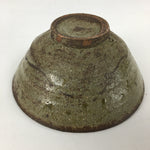 Japanese Ceramic Tea Ceremony Green Tea Bowl Vtg Brown Matcha Chawan GTB843