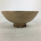 Japanese Ceramic Tea Ceremony Green Tea Bowl Vtg Chawan Beige GTB882