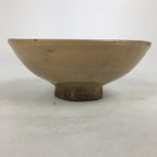 Japanese Ceramic Tea Ceremony Green Tea Bowl Vtg Chawan Beige GTB882