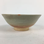 Japanese Ceramic Tea Ceremony Green Tea Bowl Vtg Chawan Beige Pink GTB854