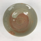 Japanese Ceramic Tea Ceremony Green Tea Bowl Vtg Chawan Beige Pink GTB854