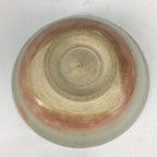 Japanese Ceramic Tea Ceremony Green Tea Bowl Vtg Chawan Beige Pink GTB854