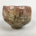 Japanese Ceramic Tea Ceremony Green Tea Bowl Vtg Chawan Brown GTB845