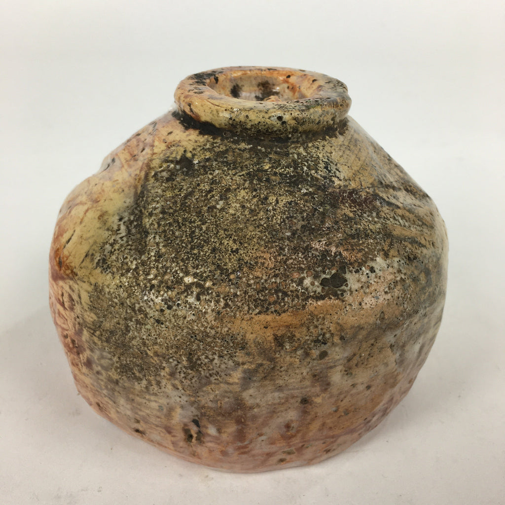 Japanese Ceramic Tea Ceremony Green Tea Bowl Vtg Chawan Brown GTB845