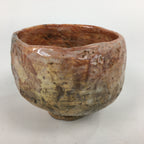 Japanese Ceramic Tea Ceremony Green Tea Bowl Vtg Chawan Brown GTB845