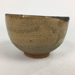 Japanese Ceramic Tea Ceremony Green Tea Bowl Vtg Chawan Brown GTB851