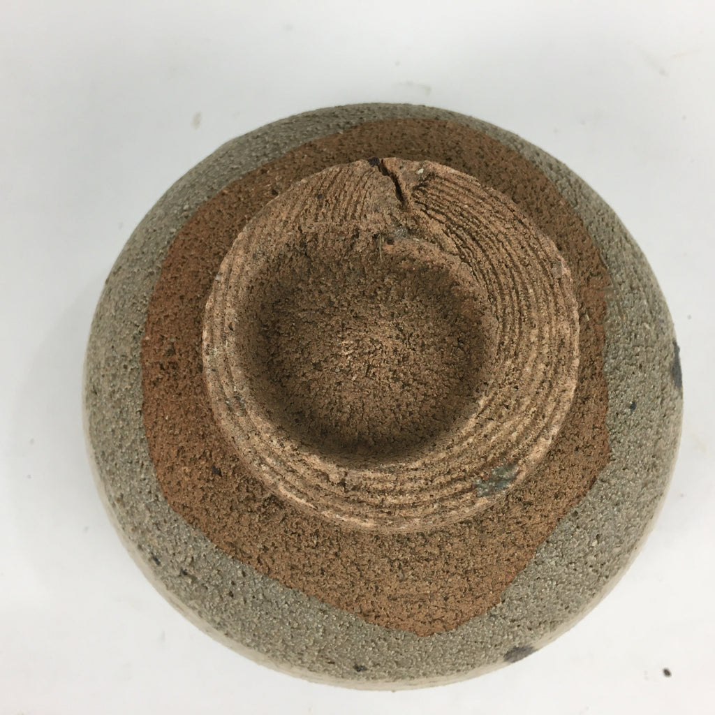 Japanese Ceramic Tea Ceremony Green Tea Bowl Vtg Chawan Brown GTB851