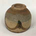 Japanese Ceramic Tea Ceremony Green Tea Bowl Vtg Chawan Brown GTB851