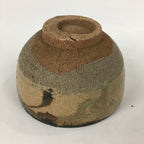 Japanese Ceramic Tea Ceremony Green Tea Bowl Vtg Chawan Brown GTB851