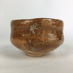 Japanese Ceramic Tea Ceremony Green Tea Bowl Vtg Chawan Brown GTB911