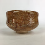 Japanese Ceramic Tea Ceremony Green Tea Bowl Vtg Chawan Brown GTB911