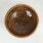 Japanese Ceramic Tea Ceremony Green Tea Bowl Vtg Chawan Brown GTB911
