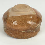 Japanese Ceramic Tea Ceremony Green Tea Bowl Vtg Chawan Brown GTB911