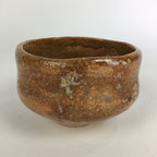 Japanese Ceramic Tea Ceremony Green Tea Bowl Vtg Chawan Brown GTB911