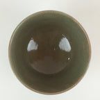 Japanese Ceramic Tea Ceremony Green Tea Bowl Vtg Chawan Crane GTB943