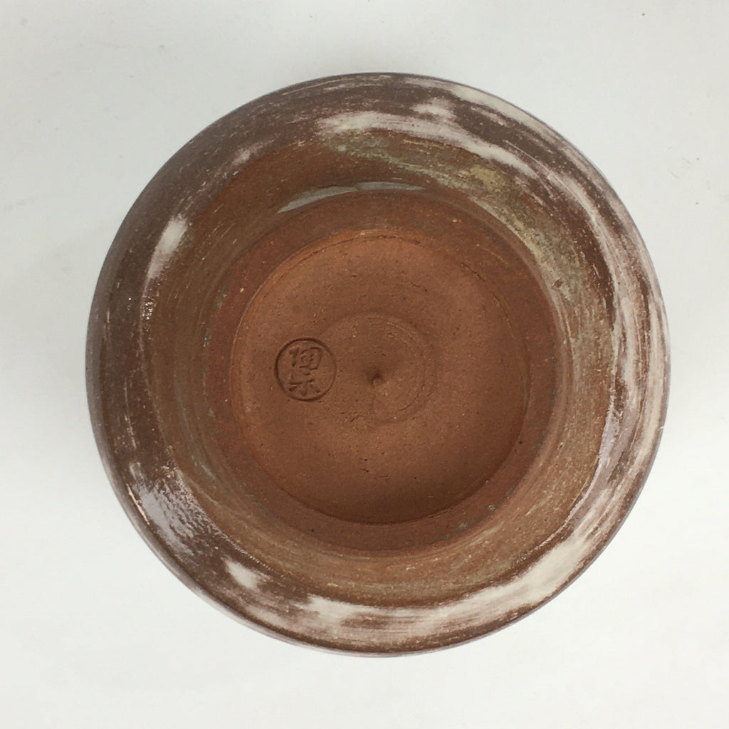 Japanese Ceramic Tea Ceremony Green Tea Bowl Vtg Chawan Cylinder GTB888