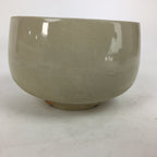 Japanese Ceramic Tea Ceremony Green Tea Bowl Vtg Chawan Face GTB868