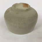 Japanese Ceramic Tea Ceremony Green Tea Bowl Vtg Chawan Face GTB868