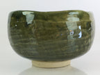 Japanese Ceramic Tea Ceremony Green Tea Bowl Vtg Chawan Green GTB948