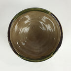 Japanese Ceramic Tea Ceremony Green Tea Bowl Vtg Chawan Green Oribe GTB908