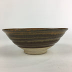 Japanese Ceramic Tea Ceremony Green Tea Bowl Vtg Chawan Hira-gata GTB891