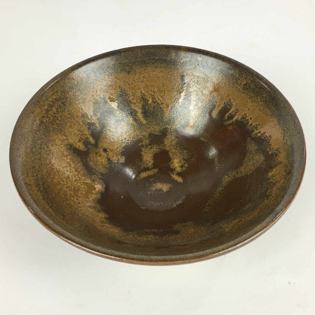 Japanese Ceramic Tea Ceremony Green Tea Bowl Vtg Chawan Hira-gata GTB891
