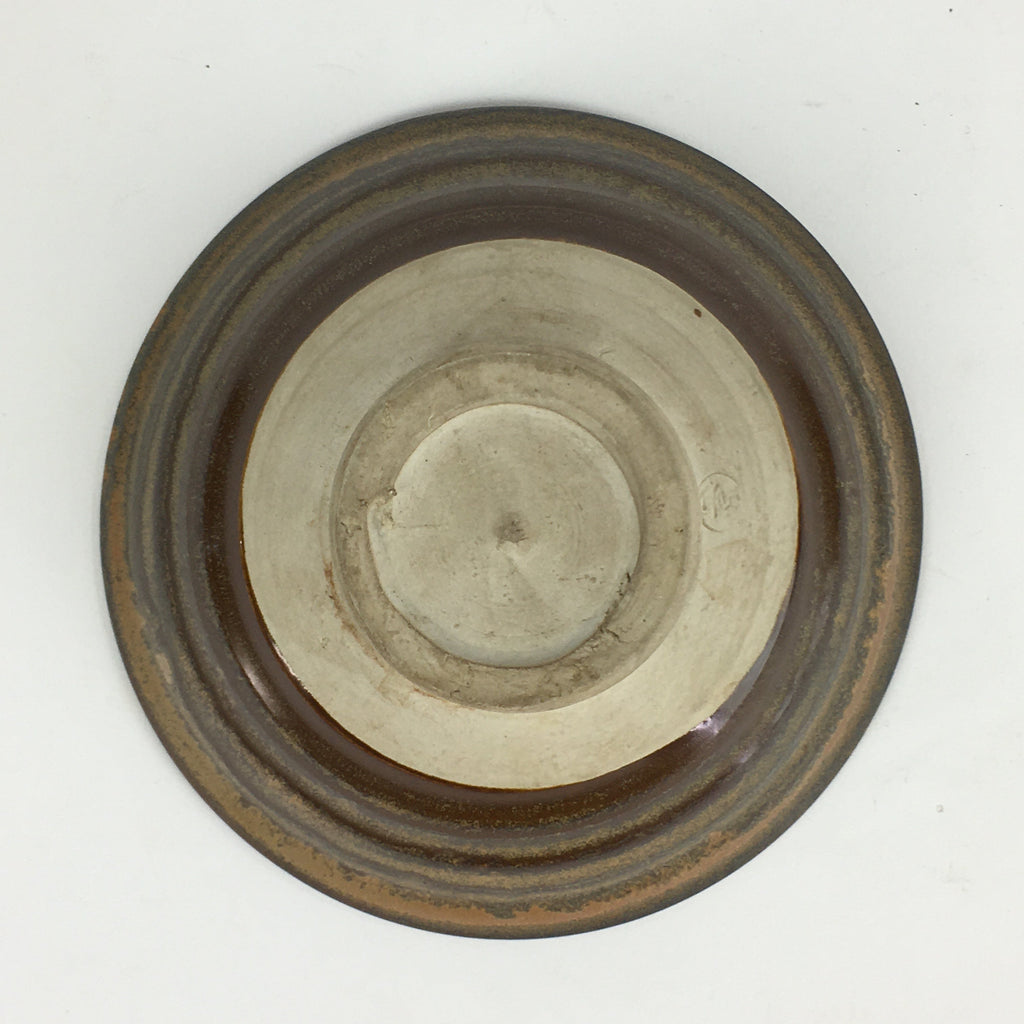 Japanese Ceramic Tea Ceremony Green Tea Bowl Vtg Chawan Hira-gata GTB891