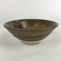Japanese Ceramic Tea Ceremony Green Tea Bowl Vtg Chawan Hira-gata GTB891
