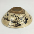 Japanese Ceramic Tea Ceremony Green Tea Bowl Vtg Chawan Horse GTB922
