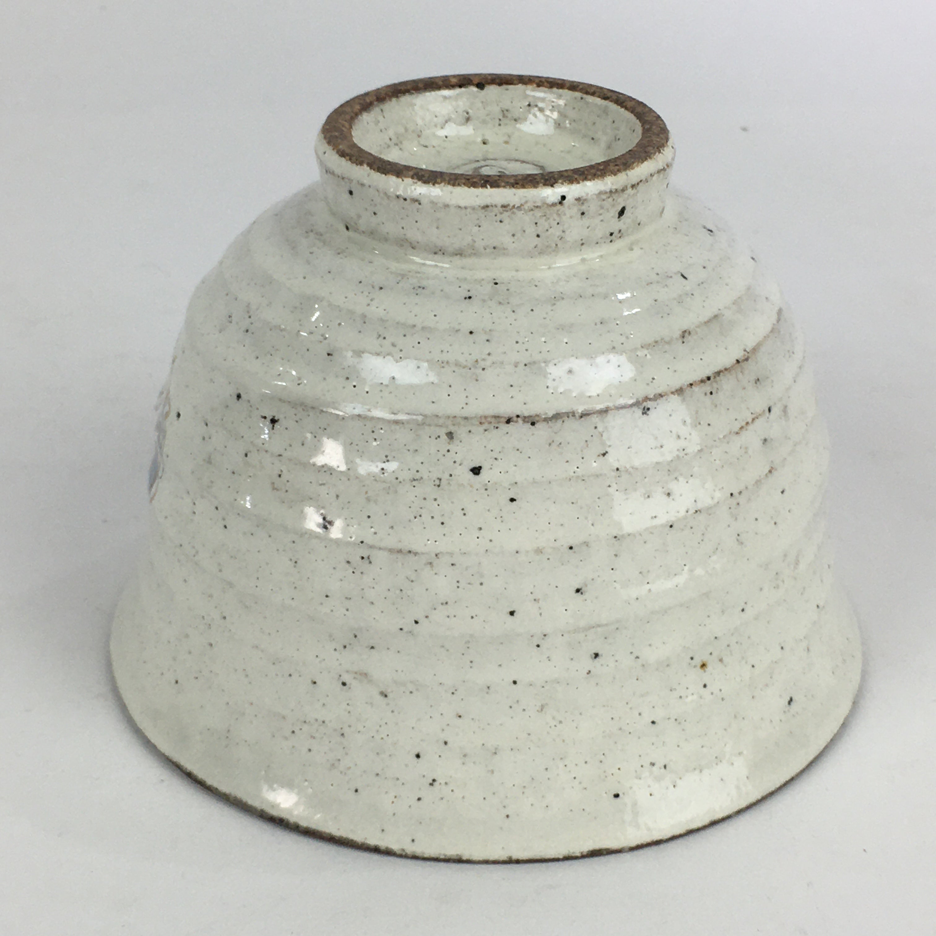 Japanese Ceramic Tea Ceremony Green Tea Bowl Vtg Chawan Horses GTB932