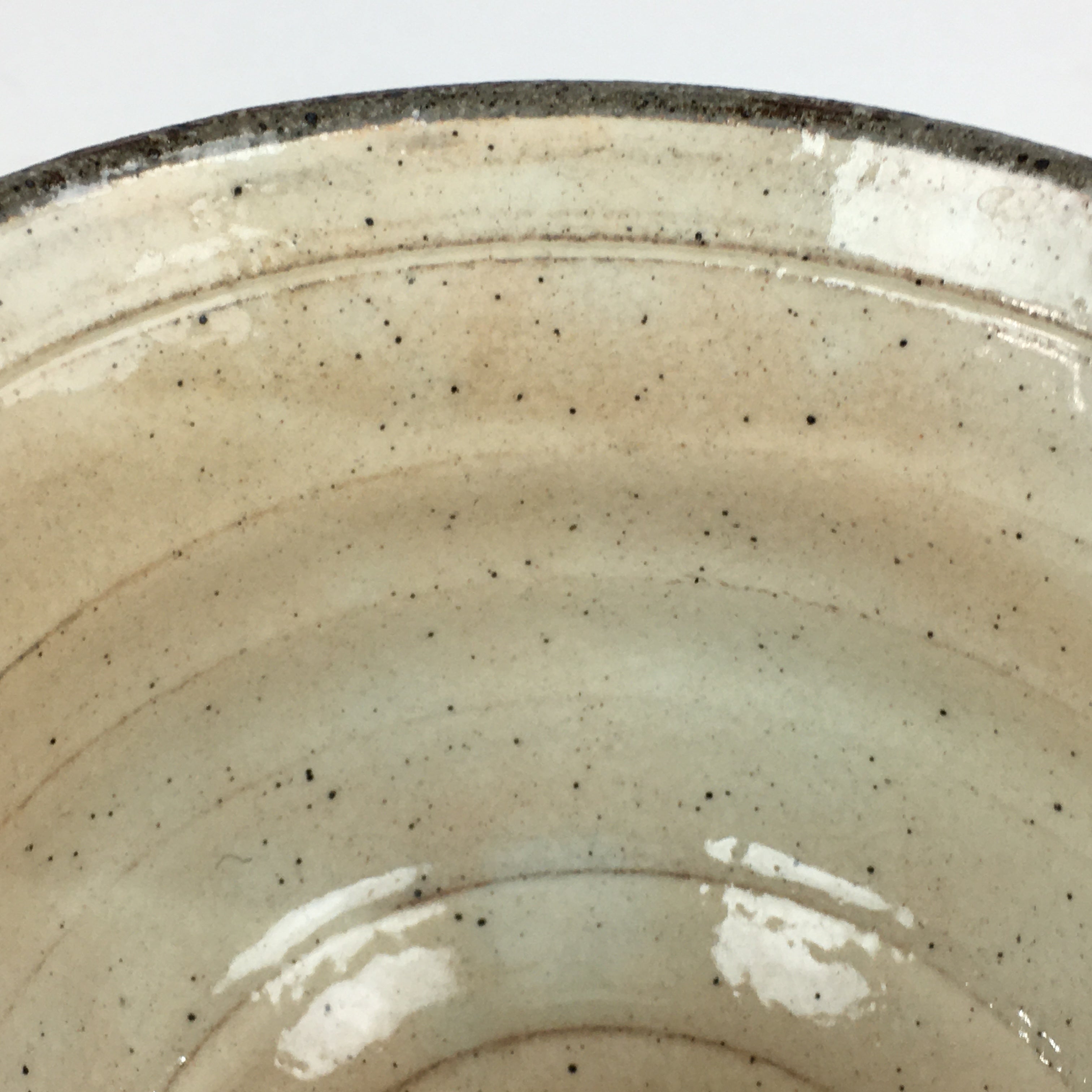 Japanese Ceramic Tea Ceremony Green Tea Bowl Vtg Chawan Horses GTB932
