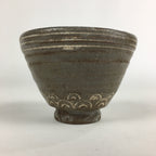 Japanese Ceramic Tea Ceremony Green Tea Bowl Vtg Chawan Ido-gata GTB886