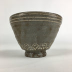 Japanese Ceramic Tea Ceremony Green Tea Bowl Vtg Chawan Ido-gata GTB886