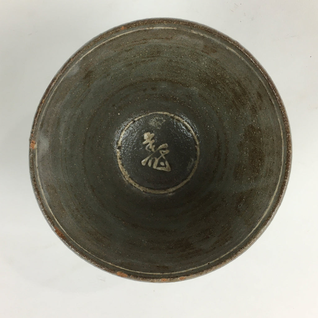 Japanese Ceramic Tea Ceremony Green Tea Bowl Vtg Chawan Ido-gata GTB886