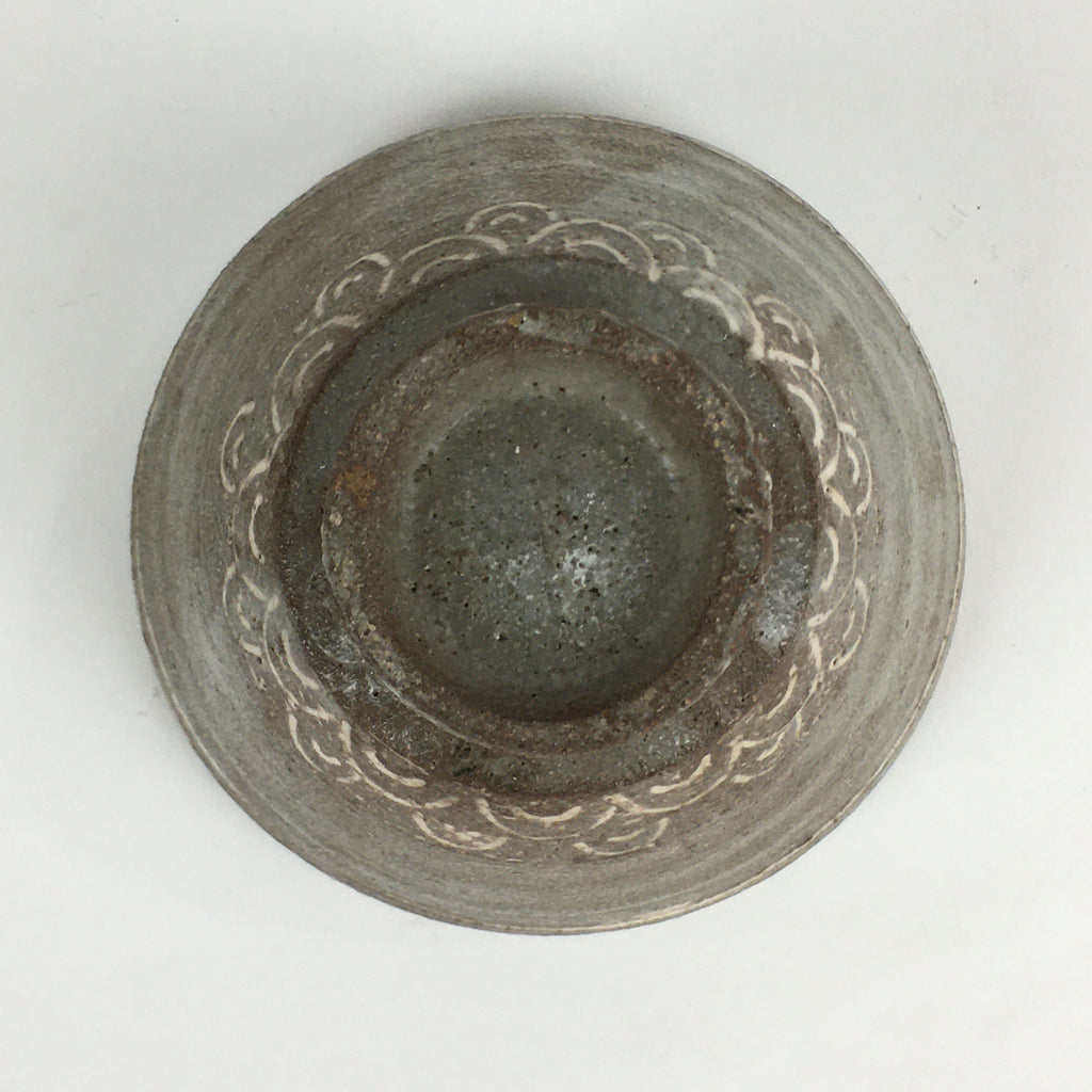 Japanese Ceramic Tea Ceremony Green Tea Bowl Vtg Chawan Ido-gata GTB886