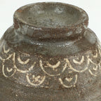 Japanese Ceramic Tea Ceremony Green Tea Bowl Vtg Chawan Ido-gata GTB886