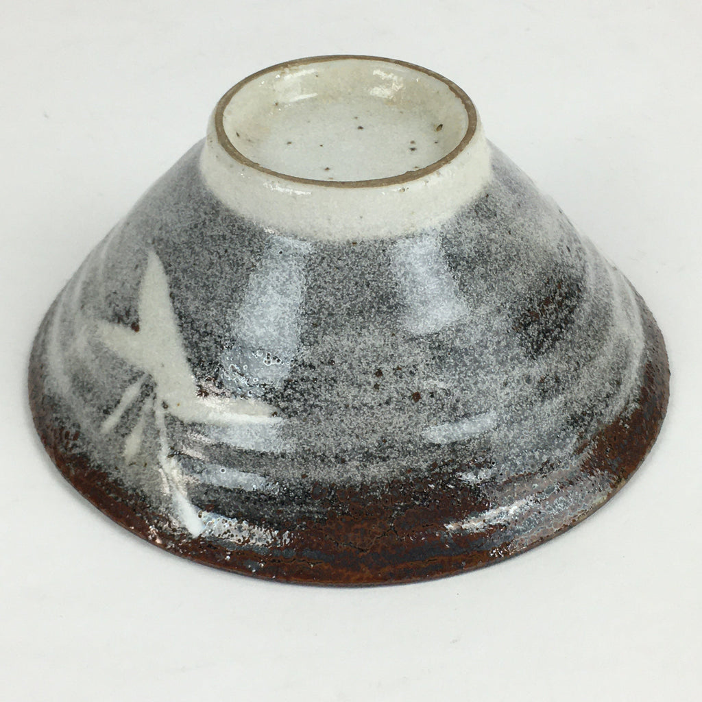 Japanese Ceramic Tea Ceremony Green Tea Bowl Vtg Chawan Ido-gata GTB898