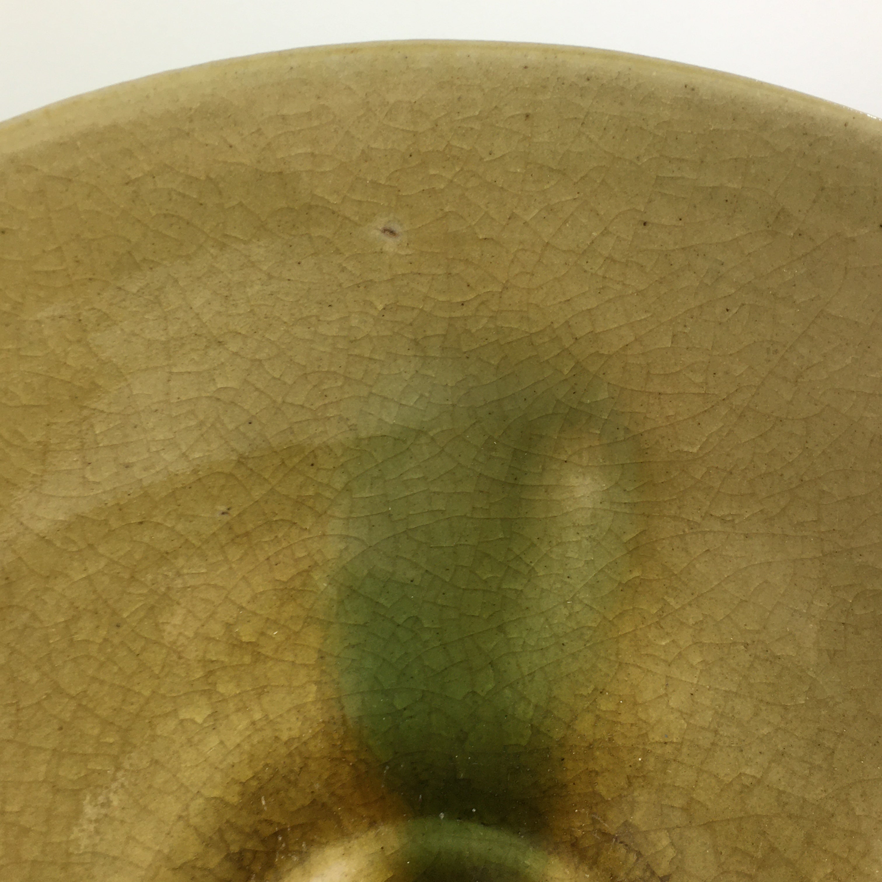 Japanese Ceramic Tea Ceremony Green Tea Bowl Vtg Chawan Kiseto GTB916