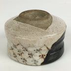 Japanese Ceramic Tea Ceremony Green Tea Bowl Vtg Chawan Kuro Oribe GTB933