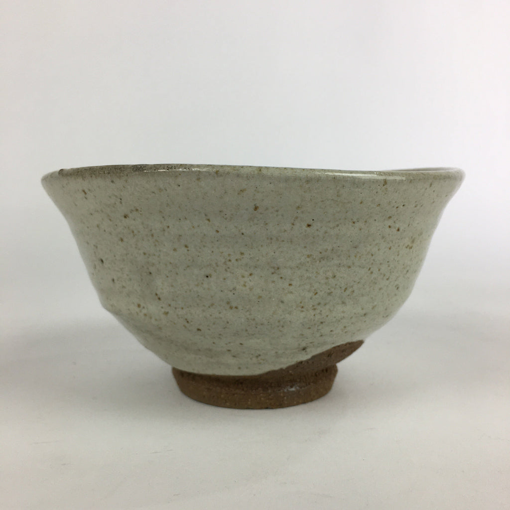 Japanese Ceramic Tea Ceremony Green Tea Bowl Vtg Chawan Kutsu-gata GTB904