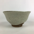 Japanese Ceramic Tea Ceremony Green Tea Bowl Vtg Chawan Kutsu-gata GTB904