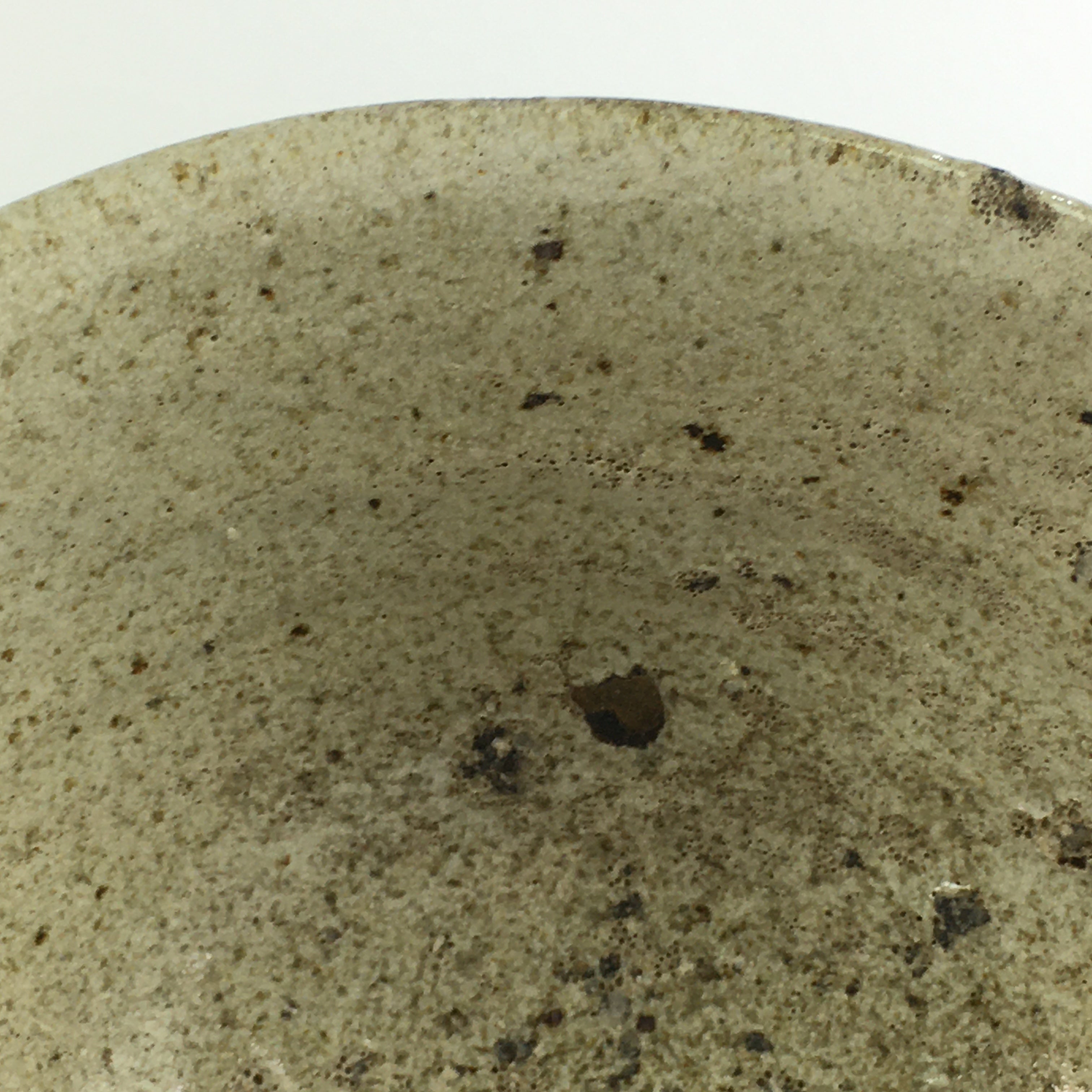 Japanese Ceramic Tea Ceremony Green Tea Bowl Vtg Chawan Kutsu-gata GTB904