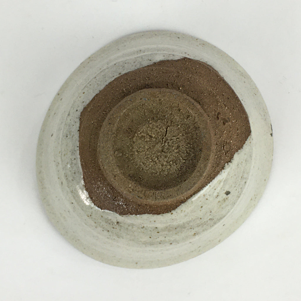 Japanese Ceramic Tea Ceremony Green Tea Bowl Vtg Chawan Kutsu-gata GTB904
